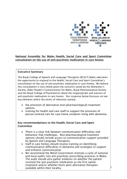 Training for health and care staff to support the provision of