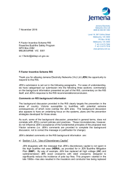 Submission by Jemena