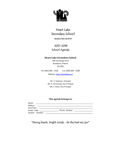 2016 Student Handbook - Whiteoaks Public School