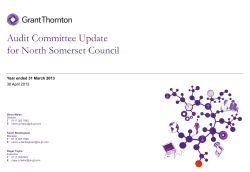 7 LG audit committee update - May 2013