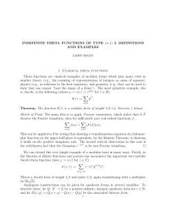 INDEFINITE THETA FUNCTIONS OF TYPE (n,1) I: DEFINITIONS