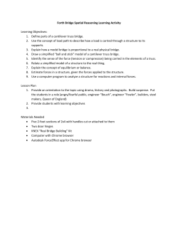 Forth Bridge Spatial Reasoning Learning Activity Learning