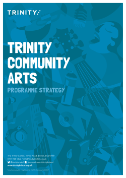 programme strategy - Trinity Community Arts