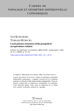Local and nice structures of the groupoid of an equivalence relation