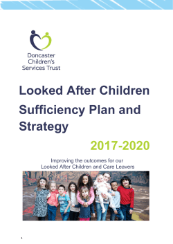 Looked After Children Sufficiency Plan and Strategy