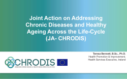 Joint Action on Addressing Chronic Diseases and Healthy Ageing