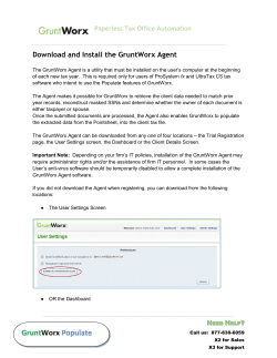 the GruntWorx Agent