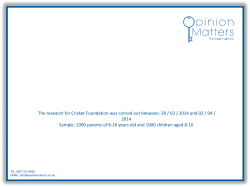 School sport competition survey