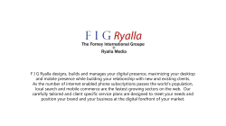 FIG Ryalla designs, builds and manages your digital