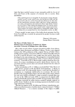 The Theory of Public Choice!