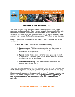 FUNDRAISING 101