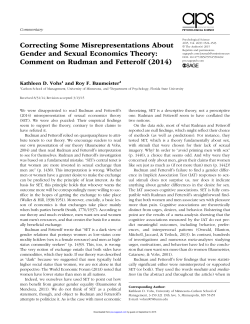 Comment on Rudman and Fetterolf