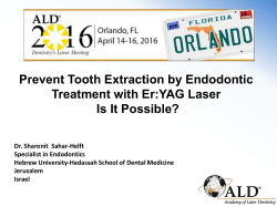 Dr. Sharonit Sahar-Helft Specialist in Endodontics Hebrew