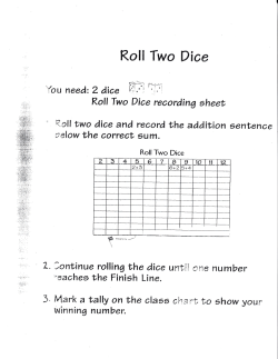 Roll Two Dice