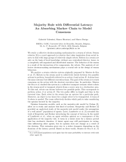 Majority Rule with Differential Latency: An Absorbing - E