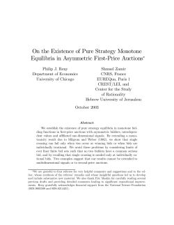 On the Existence of Pure Strategy Monotone