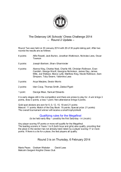 UK Land Chess Challenge - Malcolm Sargent Primary School