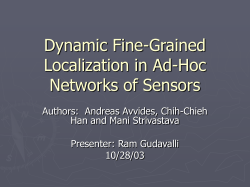 Dynamic Fine-Grained Localization in Ad
