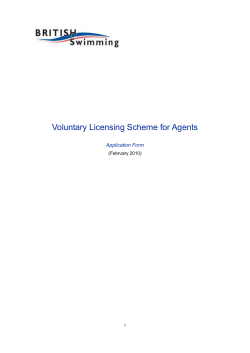 Code of Conduct for Licensed Agents: Draft Proposals