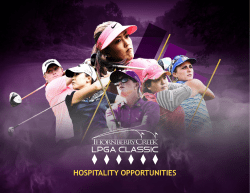 hospitality opportunities - Thornberry Creek LPGA Classic