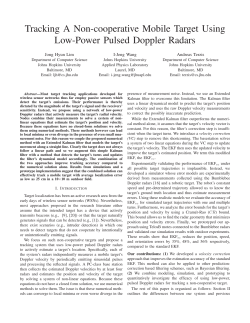 Tracking A Non-cooperative Mobile Target Using Low