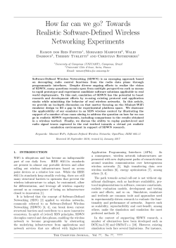 How far can we go? Towards Realistic Software - DCA