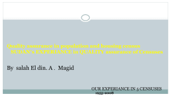 Sudan ‐ Quality assurance in population and housing censuses