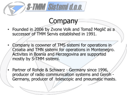 S-TMM company presentation