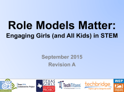 Role Models Matter