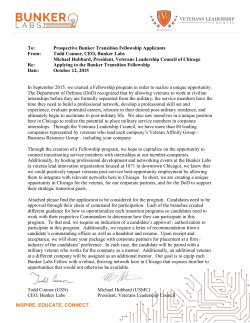 Re: Applying to the Bunker Transition Fellowship