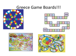 Greece Game Boards!!!