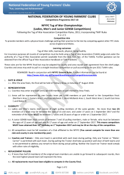 NFYFC document - National Federation of Young Farmers` Clubs