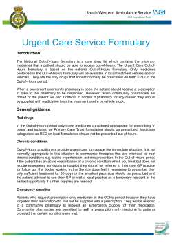 x - South Western Ambulance Service