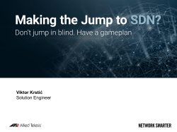 OpenFlow (SDN) - e