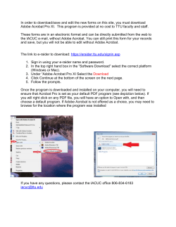 Adobe Acrobat Pro XI