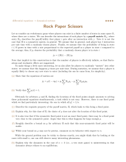 Rock Paper Scissors