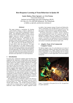 Best-Response Learning of Team Behaviour in