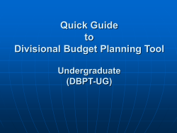 Quick Tour for DPT-UG