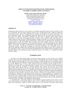 impact of band-ratio enhanced awifs image to crop