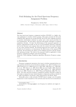 Path Relinking for the Fixed Spectrum Frequency Assignment Problem