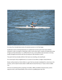 For many of our Canada Games teams, the selection process is in its