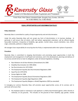 equal opportunities policy