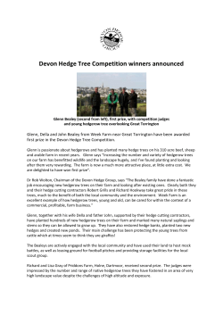 press-release - Devon Hedge Group