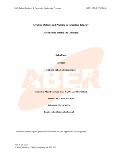 Strategic Options And Planning In Education Industry Does Income