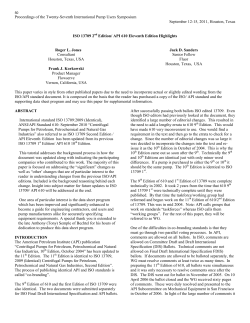 Proceedings of the Twenty-Seventh International Pump Users