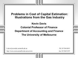 Problems in Cost of Capital Estimation: Illustrations