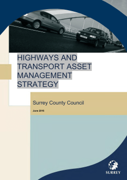 Highways Asset Management Strategy