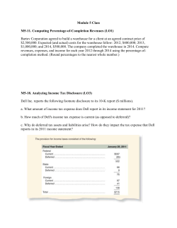 Module 5 Class Exercises
