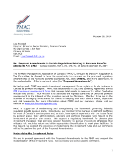 December 22, 2009 - Portfolio Management Association of Canada