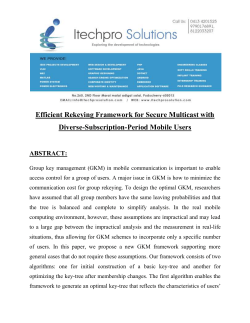 Efficient Rekeying Framework for Secure Multicast with Diverse